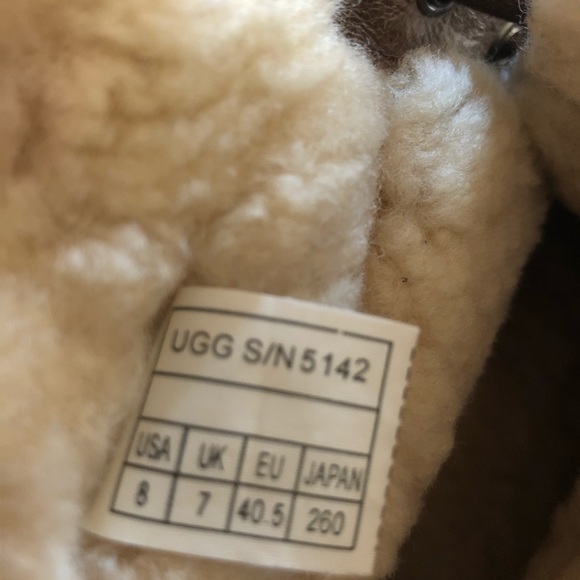 UGG Brown Leather Boots - Picture 7 of 8